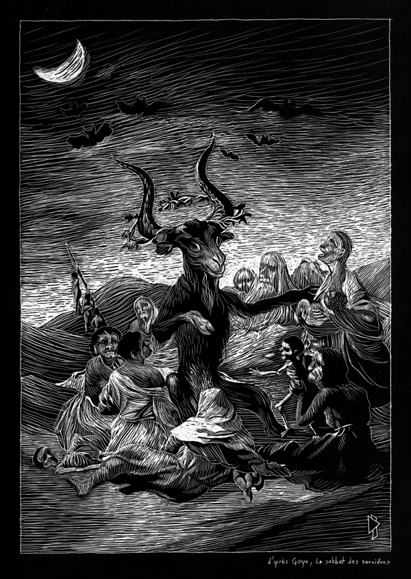 gwen tomahawk Francisco de Goya le sabbat des sorcières